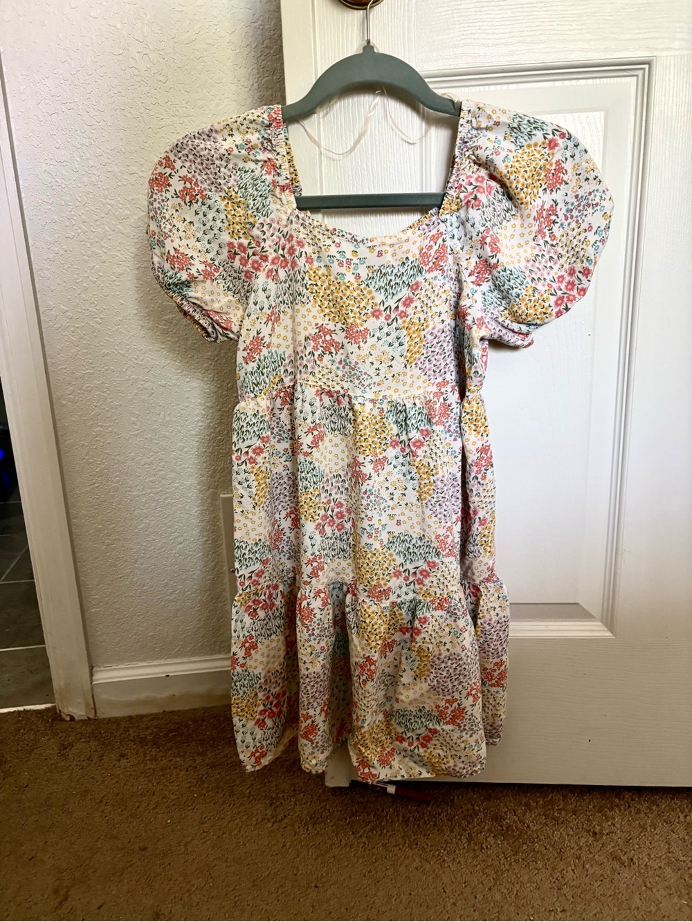 SO Floral Summer Dress in Yellow, Pink & Blue